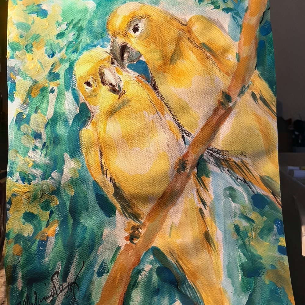 SOLD Watercolor 8x10 signed
